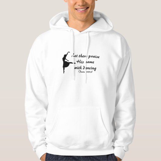Breng hem op met Dansende Hoodie (Voorkant)