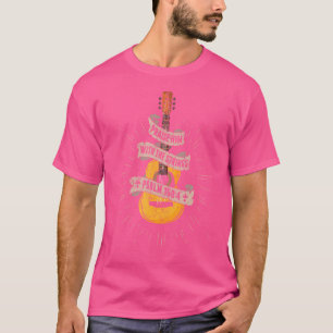 Breng hem op met de stralen van Jezus Aoustic Guit T-shirt