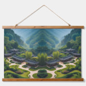 Breng het buitenleven naar binnen – een rustig lan hangend wandkleed (Voorkant)