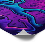Breng Het EDM-Tijdperk Terug - Cosmic DJ Alien Fee Poster (Hoek)