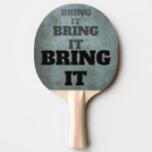 Breng het grunge industrieel verweerd tafeltennisbatje (Achterkant)