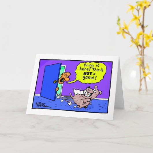 Breng het hier! Dit is geen spel! Kaart (Gele Bloem)