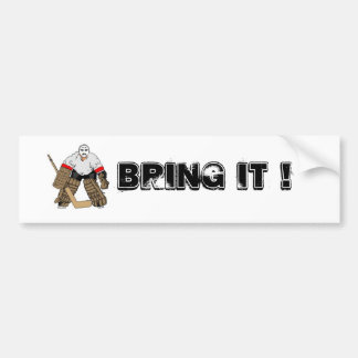 Breng het Hockey-Bumpersticker Bumpersticker