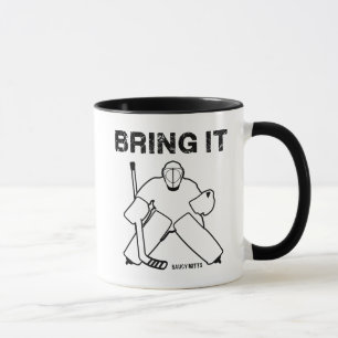 Breng het hockey Goalie Mok