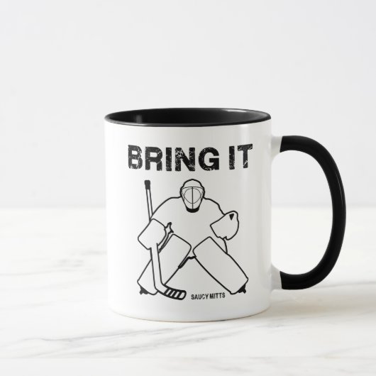 Breng het hockey Goalie Mok (Rechts)