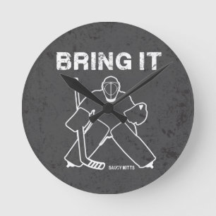 Breng het Hockey Goalie Ronde Klok