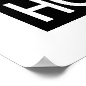 Breng het Hotdish Funny Minnesota-Poster aan Poster (Hoek)