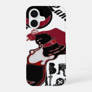 Breng het maar op – Speelse Kerst & Ruimte Mashup iPhone 16 Hoesje