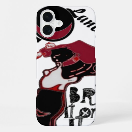 Breng het maar op – Speelse Kerst & Ruimte Mashup iPhone Hoesje (Achterkant)