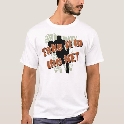 Breng het naar het Net basketbal shirt (Voorkant)