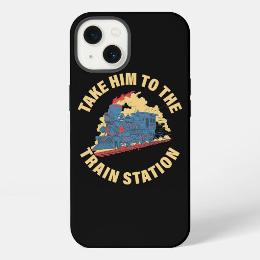 Breng het naar het treinstation iPhone hoesje (Achterkant)