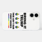 Breng het naar Trump Case-Mate iPhone Case (Achterkant (horizontaal))