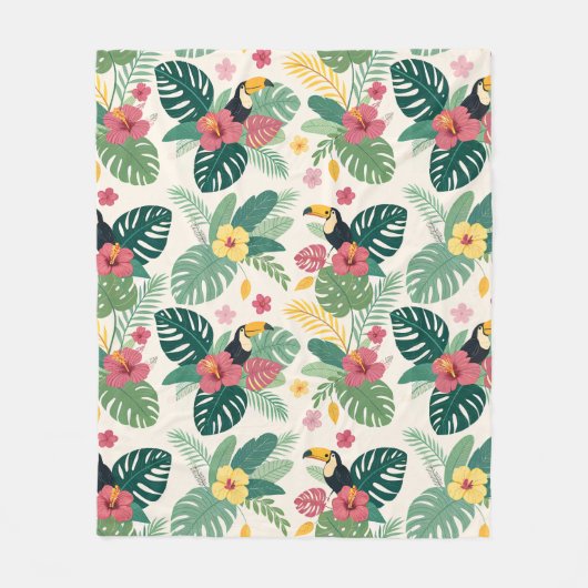 Breng het Oerwoud naar huis Fleece Deken (Voorkant)