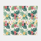 Breng het Oerwoud naar huis Fleece Deken (Voorkant (Horizontaal))