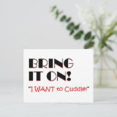 Breng het op, dagelijkse affirmatie flash Kaart (Staand voorkant)