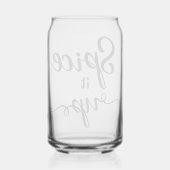 Breng het op smaak  blikvorm glas (Achterkant)
