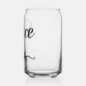 Breng het op smaak  blikvorm glas (Links)