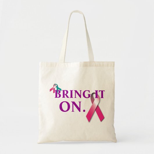 Breng het op tas - roze lint (Voorkant)