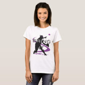 Breng het Paarse Softball T-Shirt (Voorkant volledig)