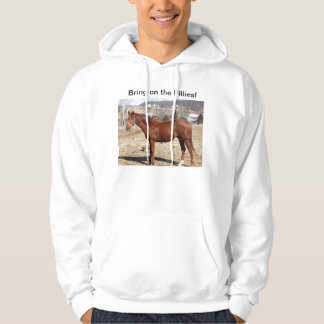 Breng het sweatshirt van de Fillies aan