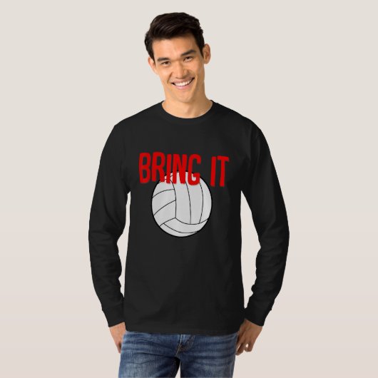 Breng het volleybal t-shirt (Voorkant volledig)