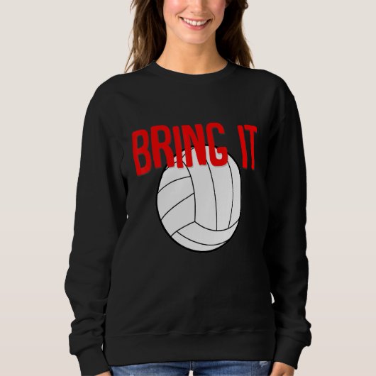 Breng het volleybal trui (Voorkant)