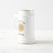 Breng het Zonneschijn Goud Bierpul (Voorkant links)