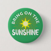 Breng het zonneschijn ontwerp aan - ronde Button (Voorkant)