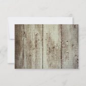 Breng je Boots country Weddenschap RSVP-kaarten me RSVP Kaartje (Achterkant)