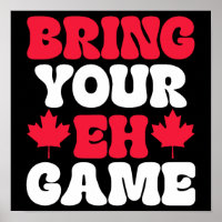 Breng je Eh Game Canadese vlag Canada