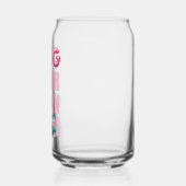 Breng je eigen poolparty roze blikvorm glas (Links)