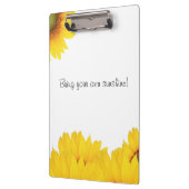 Breng je eigen zonnezonnebloemen klembord (Links)