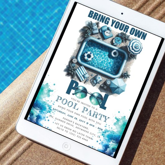 Breng Je Eigen Zwembad Zomerfeest  Kaart