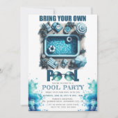 Breng Je Eigen Zwembad Zomerfeest  Kaart (Voorkant)