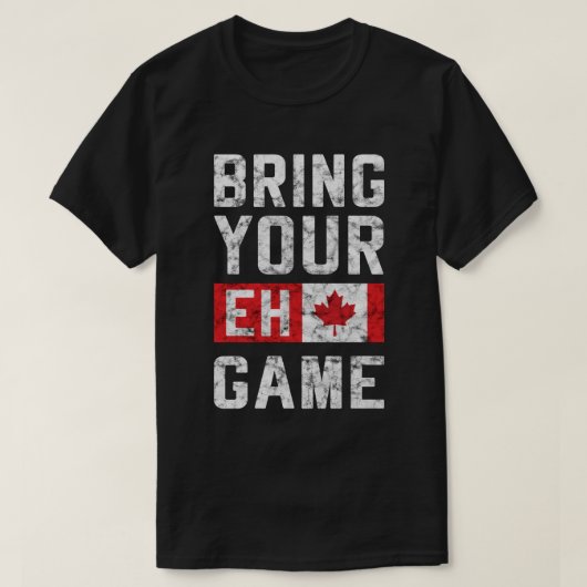 Breng je het spel met het canadese team shirt (Design voorkant)