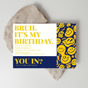 Breng je in trendy jongen verjaardag kaart