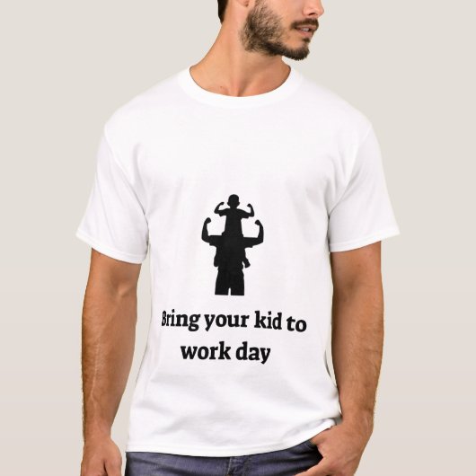 Breng je kind aan het werk t-shirt (Voorkant)