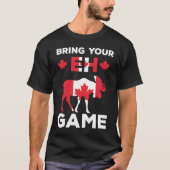 Breng je mee aan het spel Retro Funny Canada T-shirt (Voorkant)