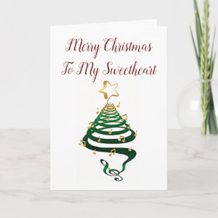 *BRENG JE MUZIEK IN MIJN LEVEN* LIEFDE MET KERST FEESTDAGEN KAART