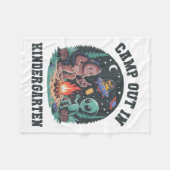 Breng kamperen in de kleuterschool Tiny Bigfoot Ca Fleece Deken (Voorkant (Horizontaal))
