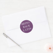 Breng Latijnse Sticker terug (Envelop)