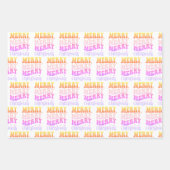 Breng magie naar Kerstmis met Roze Eenhoorn Inpakpapier Vel (Voorkant 2)