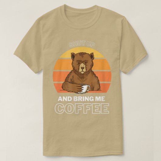 Breng me Coffee Beer Morning Coffee Drinker T-shirt (Design voorkant)