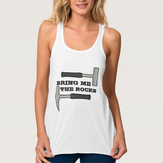 Breng me de Rocks- Hammer Lijst versie Tanktop (Voorkant)