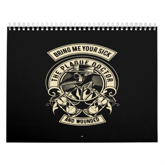breng me je zieke de pest dokter en gewonden kalender (Hoes)