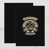 breng me je zieken de pestdokter en gewonden kaart (Voorkant / Achterkant)