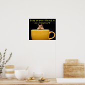 Breng me meer koffie-chipmunk poster (Keuken)