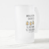 Breng Me Mokken Bevroren Glas Mok (Voorkant rechts)