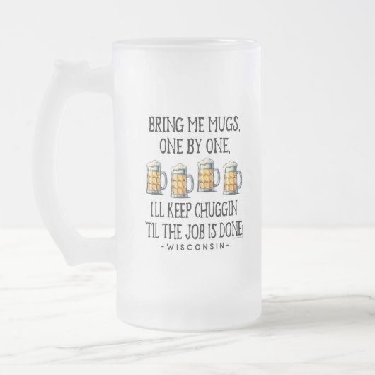 Breng Me Mokken Bevroren Glas Mok (Links)