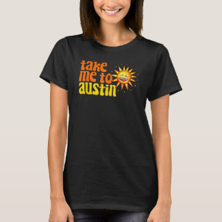Breng me naar Austin Texas Retro Beach Vakantie Tr T-shirt